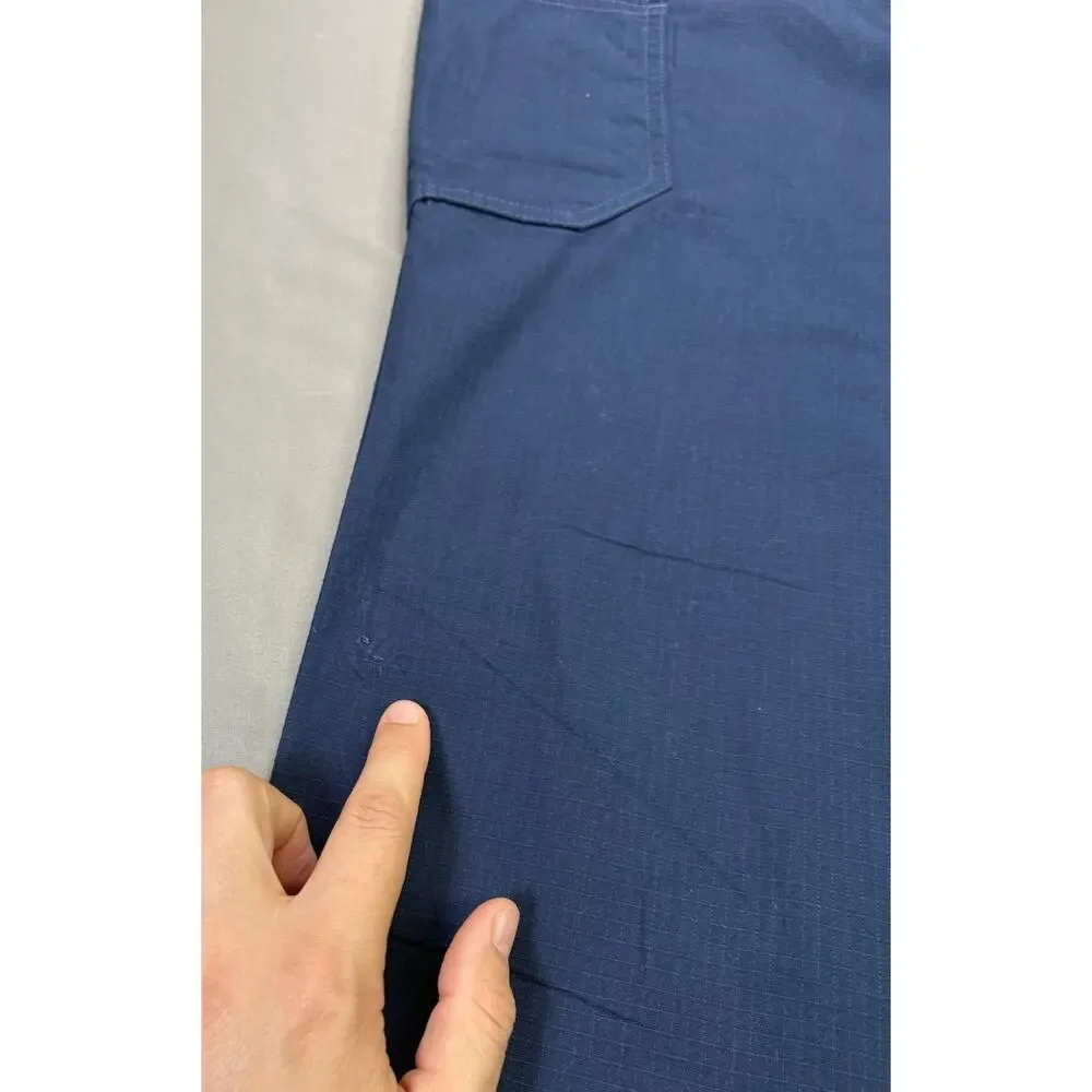 Carhartt Force Scrub Pants Dark Blue Ripstop Cargo Medical Men’s Large - Picture 10 of 10